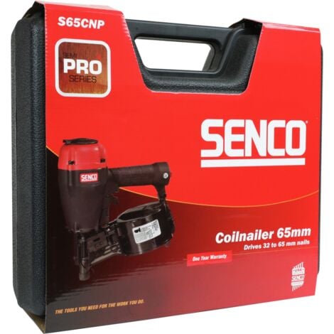 SENCO S65CNP CLOUEUR PNEUMATIQUE 32/65mm 15° rouleaux métal/pvc