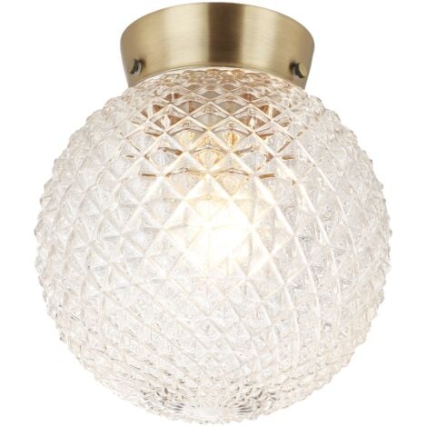 Bathroom ceiling on sale globe light