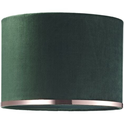 Emerald green deals velvet lampshade