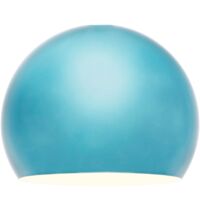 Contemporary Designer Gloss Teal Domed Metal Ceiling Pendant Light Shade by Happy Homewares