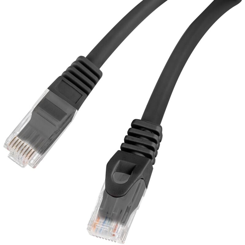 Network cable ethernet 3 meter LAN SFTP RJ45 Cat.7 black - Cablematic