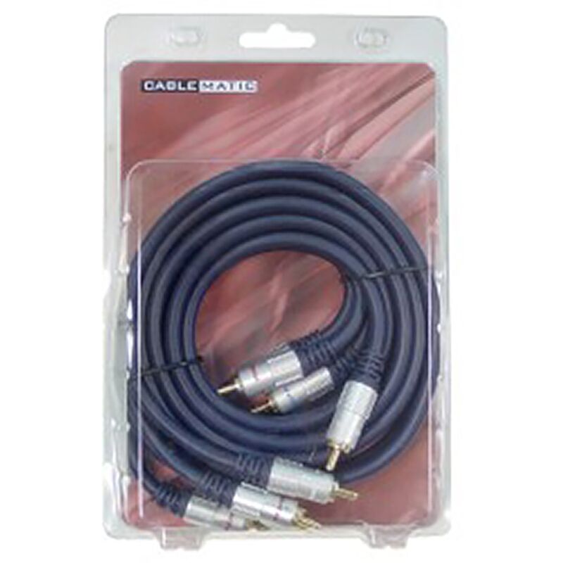 Telephone Cable RJ11 4-Wire (0.5m) - Cablematic