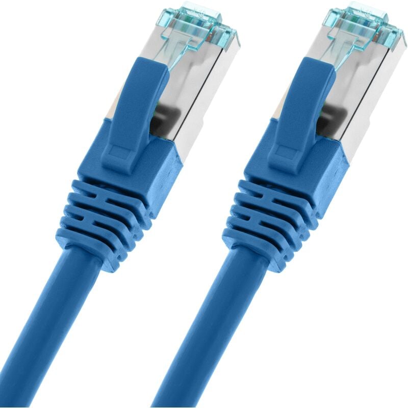 Ethernet cable 50cm UTP Cat.5e blue - Cablematic