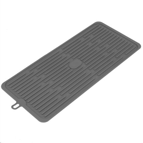 Silicone Drain Mat Drying Dishes Pad Heat Resistant Slip-proof Tray Set  Massage Mats For Kitchen Dish Mat