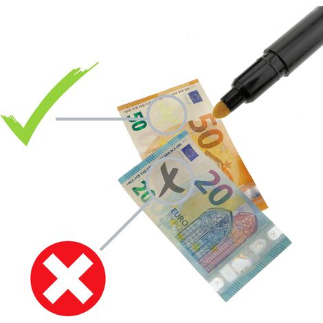 Détecteur de faux billets Pen Fake Banknote Tester