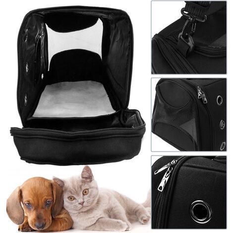 Canvas cat best sale carrier bag