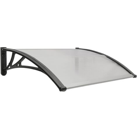 Primematik - Canopy Awning For Door And Window 80x60 Cm Dark Gray 