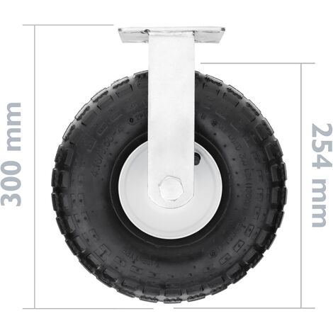 Primematik - Wheelbarrow Wheel 4-pack 300 Lbs 10x3,5