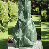 PrimeMatik - Waterproof protective cover for garden chimenea 182x61cm