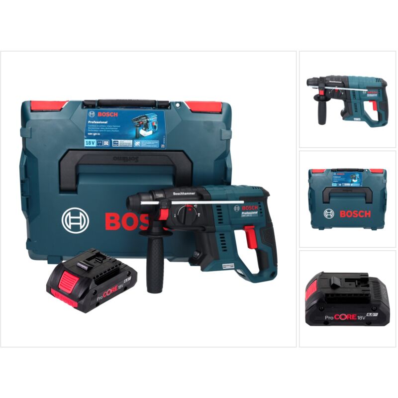 Perforatrice senza fili a batteria BOSCH PROFESSIONAL GBH 18V-21