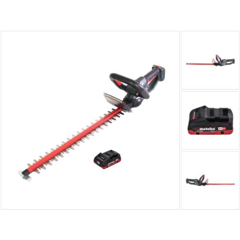 Tagliasiepi a batteria Metabo HS 18 LTX 65 18 V 63 cm + 1x batteria 4,0 Ah - senza caricabatteria