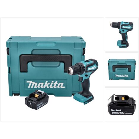Trapano avvitatore a batteria senza spazzole Makita DDF 485 F1J 18 V 50 Nm + 1x batteria 3,0 Ah + valigetta Makpac - senza caricabatterie