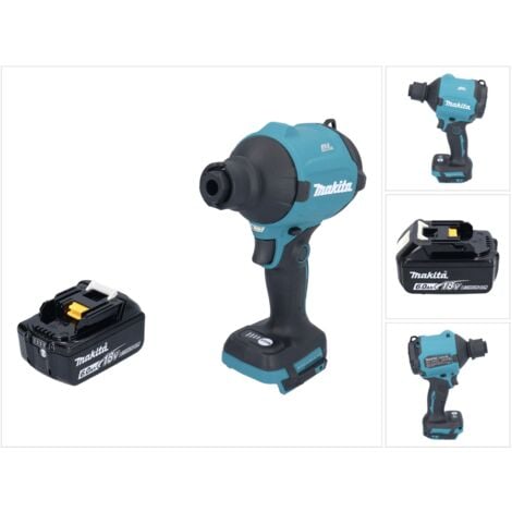 Makita DAS180G1 Soffiatore a batteria 18V Brushless + 1x batteria 6.0Ah -  senza caricabatterie