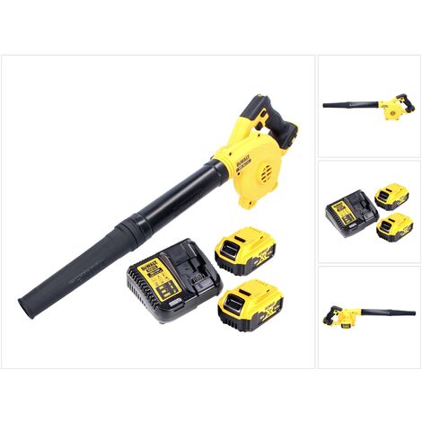 Soffiatore Elettrico A Batteria 21V – 40000 Giri/min Con 2 Batterie 5.0Ah Per Giardino E Auto