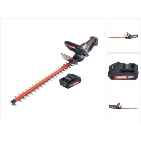 Tagliasiepi a batteria Metabo HS 18 LTX 65 18 V 63 cm + 1x batteria 2,0 Ah - senza caricabatteria