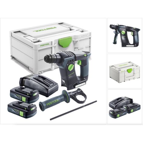 Festool BHC 18-Basic 18 V 1,8 J SDS Plus Brushless trapano a percussione a batteria + 2x 3,0 Ah batteria + caricabatterie + systainer (1/5)