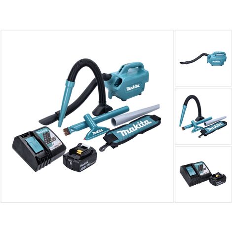 Aspiratore a batteria Makita DCL 184 RF1 18 V - 54 mbar - 0,5 l + 1x batteria 3,0 Ah + caricabatterie