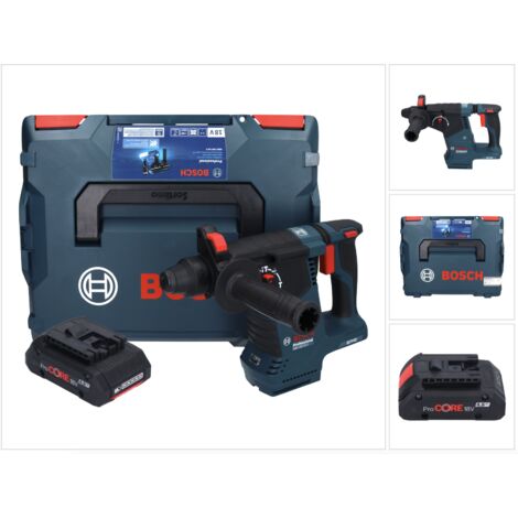Bosch GBH 18V-24 C Professional 18 V 2,4 J Brushless SDS plus trapano a percussione a batteria + 1x batteria ProCORE 4,0 Ah + L-BOXX - senza caricabatterie
