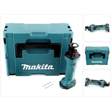 Makita DCO 180 ZJ Rifilatore per cartongesso a batteria 18 V in valigetta Makpac - senza batteria, senza caricabatterie
