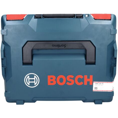 Bosch GWS 12V-76 Professional Smerigliatrice angolare a batteria in  valigetta L-Boxx + 1x Batteria