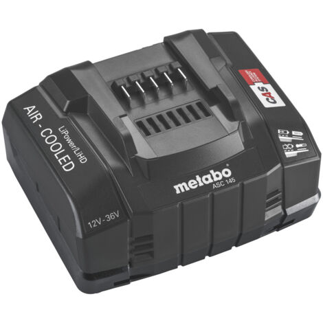 Metabo Accessori - Caricabatterie rapido ASC 145 12-36 V Air Cooled 627378000
