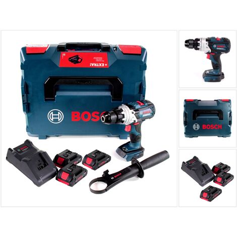 Bosch GSB 18V-110 C Trapano avvitatore con percussione a batteria Professional 18V / 110Nm + 3x Batterie ProCore 4,0 Ah + Caricabatterie + Valigetta L-Boxx ( 0615990L4N ) (1/5)