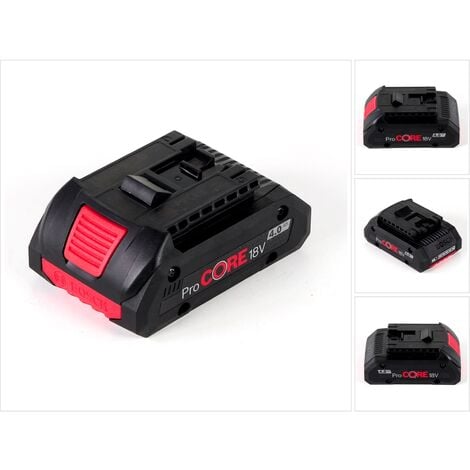 Bosch Batteria GBA 18V 4.0 Ah Nero