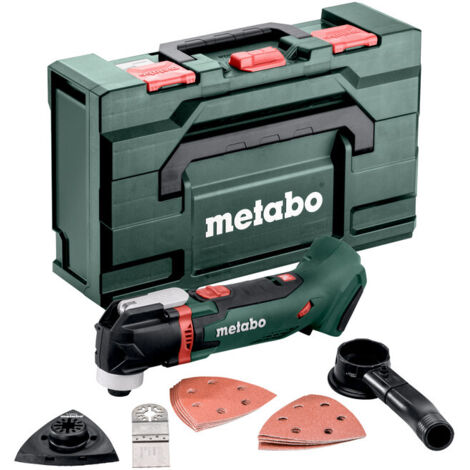 METABO MT 18 LTX Utensile multifunzione senza batteria e caricabatterie + MetaBox + set di accessori - 613021840