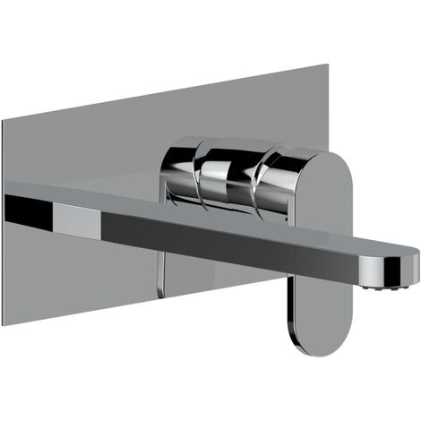 Ensemble Externe Pour Robinet Mural Chromé Avec Longue Tige  Amalfi (1/3)