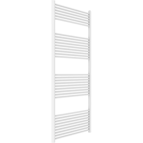 Sèche-Serviettes De Bain 75X180 En Acier Blanc (1/3)