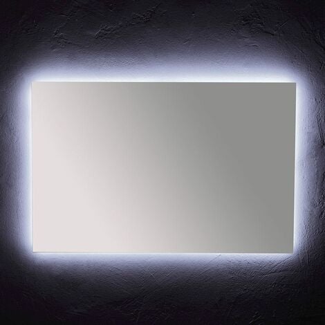 Miroir De Salle De Bain 120X70 Cm Avec Rétro-Éclairage À Leds
