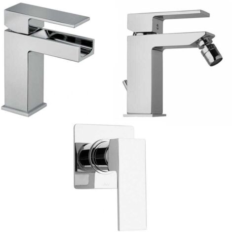 Robinetterie De Bain Lavabo Et Bidet À Cascade, Bidet Et Encastrement Douche Infinity (1/5)