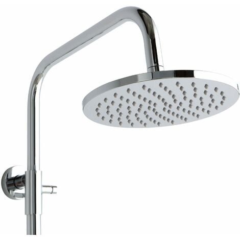 Colonne De Douche Avec Douchette Et Pommeau Fixe Ronde