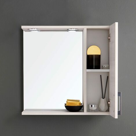 Miroir simple de salle de bain + miroir led lumineux + 3 couleurs réglables  + anti-buée + bluetooth + horzontal 120*70cm - Conforama