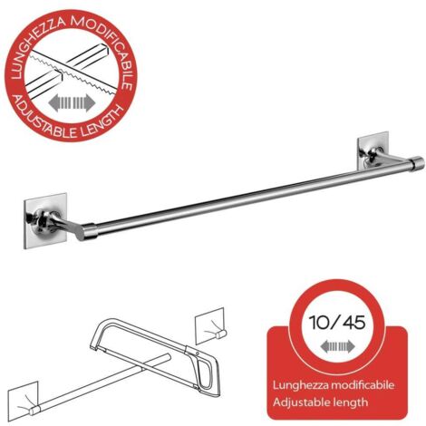 Porte-serviettes Laiton Vieilli Style Empire - Longueur 50 Cm - Neuf