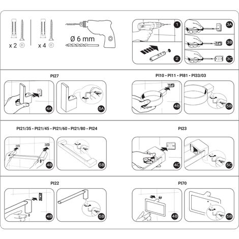 Attrape à Rouleaux Ives 333F3 - En Acier, Finition Laiton Brillant, Neuf Avec Matériel De Fixation Inclus