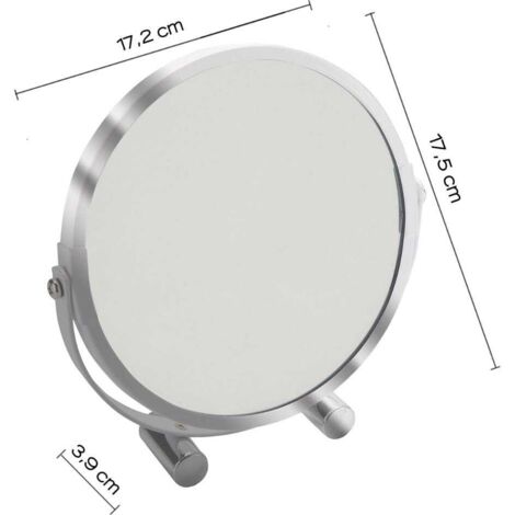Miroir Grossissant MIOMAR 23 Cm, Chromé, à Ventouse, Bon état