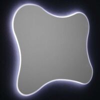 Miroir Biseauté + Cadre Rétroéclairé Avec Led 120X90