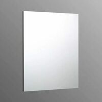 MIROIR POUR SALLE DE BAIN SIMPLE RECTANGULAIRE 60X70 CM RÉVERSIBLE