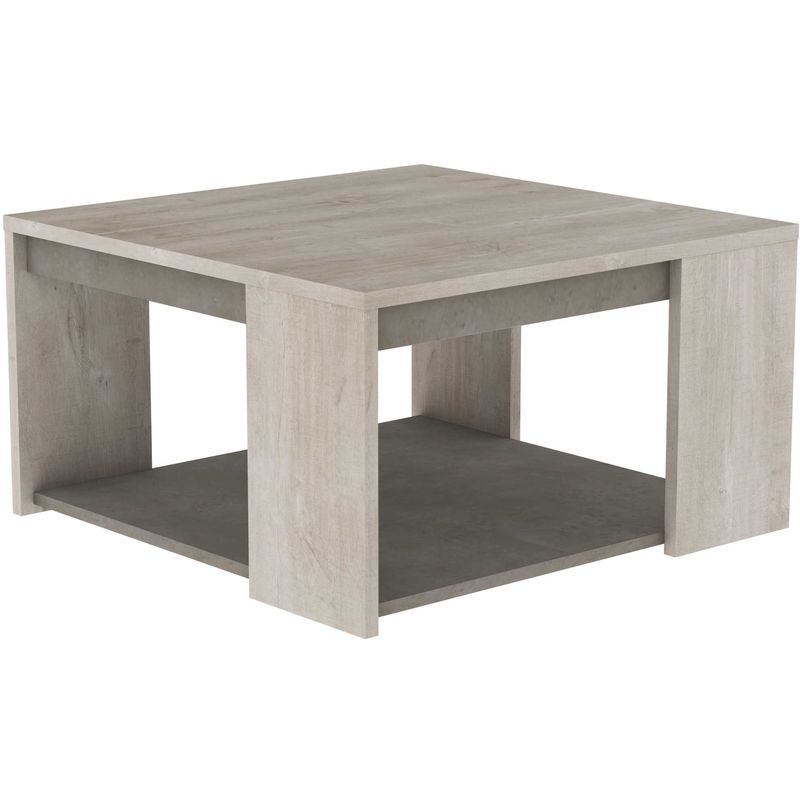 MESA DE CENTRO MDF/PATAS METÁLICAS NEGRAS (110x60x45cm)