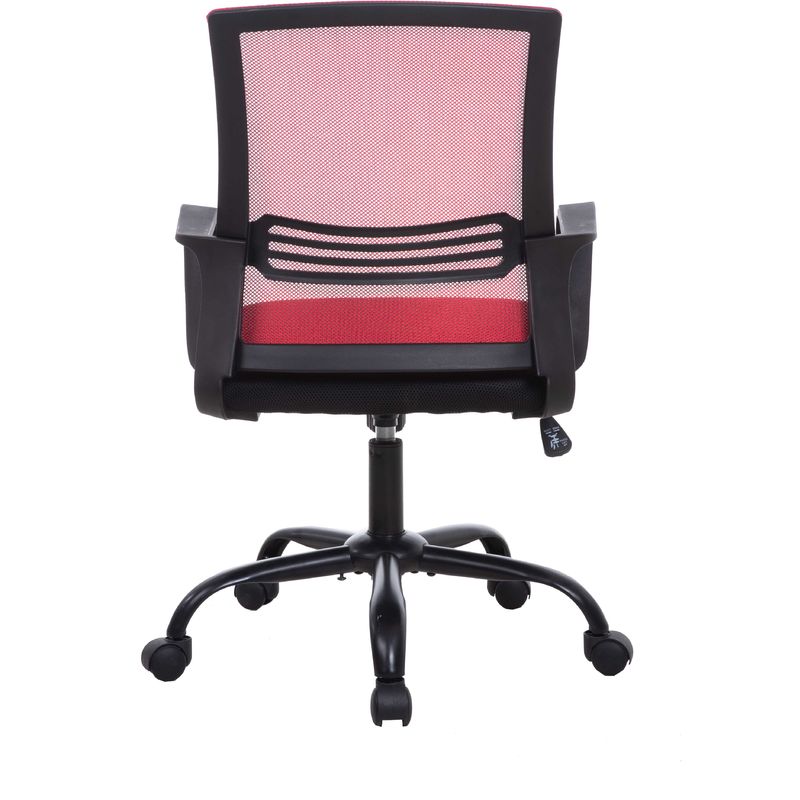 Silla Gaming BOSS silla escritorio reclinable regulable color Negro/Rojo