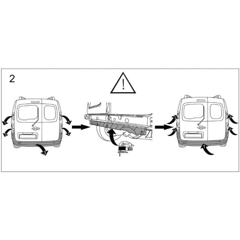 Attelage RENAULT KANGOO AUTO-HAK demontable avec outil - date de