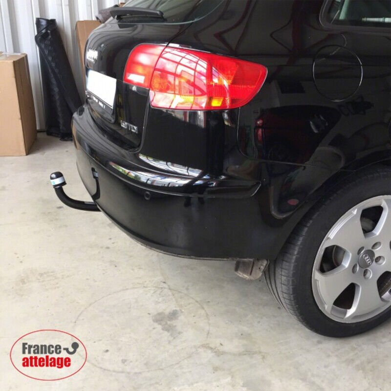 Attelage Démontable Pour Audi A3 Sportback (07/16-10/19) - Rotule Horizontale Sans Outil, Marque Auto-Hak - 9