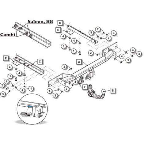 Attelage Ford Tourneo Connect RDSOV + Faisceau Universel Multiplexé 7