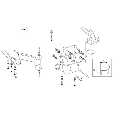 Attelage Toyota Land Cruiser J15 (11/09-) Standard