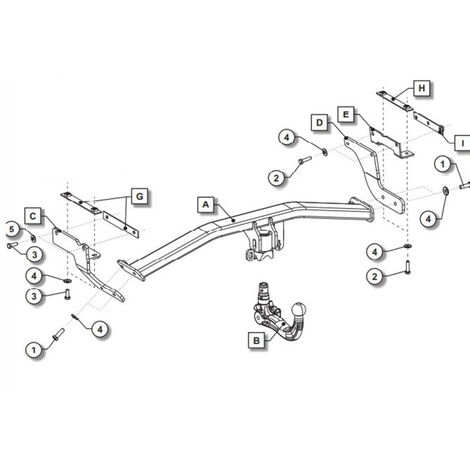 Attelage Col De Cygne Démontrable GDW Compatible Renault Scenic 4 Y Compris Hybride Et Adblue (09/16-)