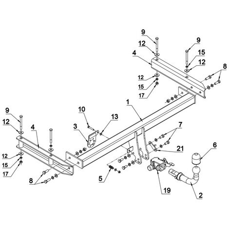 Attelage Audi A6 Allroad (05/06-06/12) RDSOH