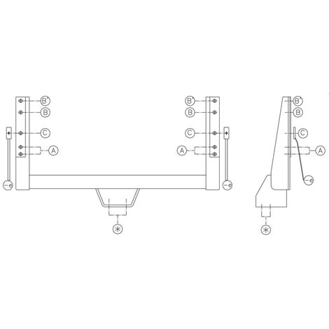 Attelage Toyota Land Cruiser J90 / J95 (10/96-12/02) Standard + faisceau universel 7 broches