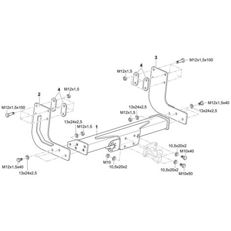 Attelage Démontable GDW Pour Mercedes Sprinter Fourgon Propulsion (06/2018-) - Rotule Standard Avec Outil, Sans Faisceau