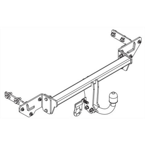Attelage Rigide Fixe + Faisceau électrique 7 Broches Pour Suzuki Swift Hayon 2005-2010 - Auto-Hak